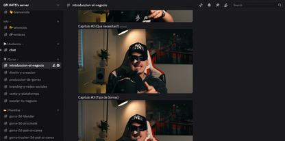 Curso de gorras (PREMIUM)