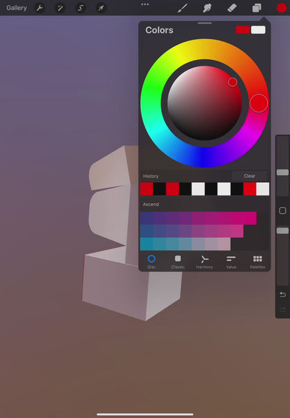 Procreate 3D BOX
